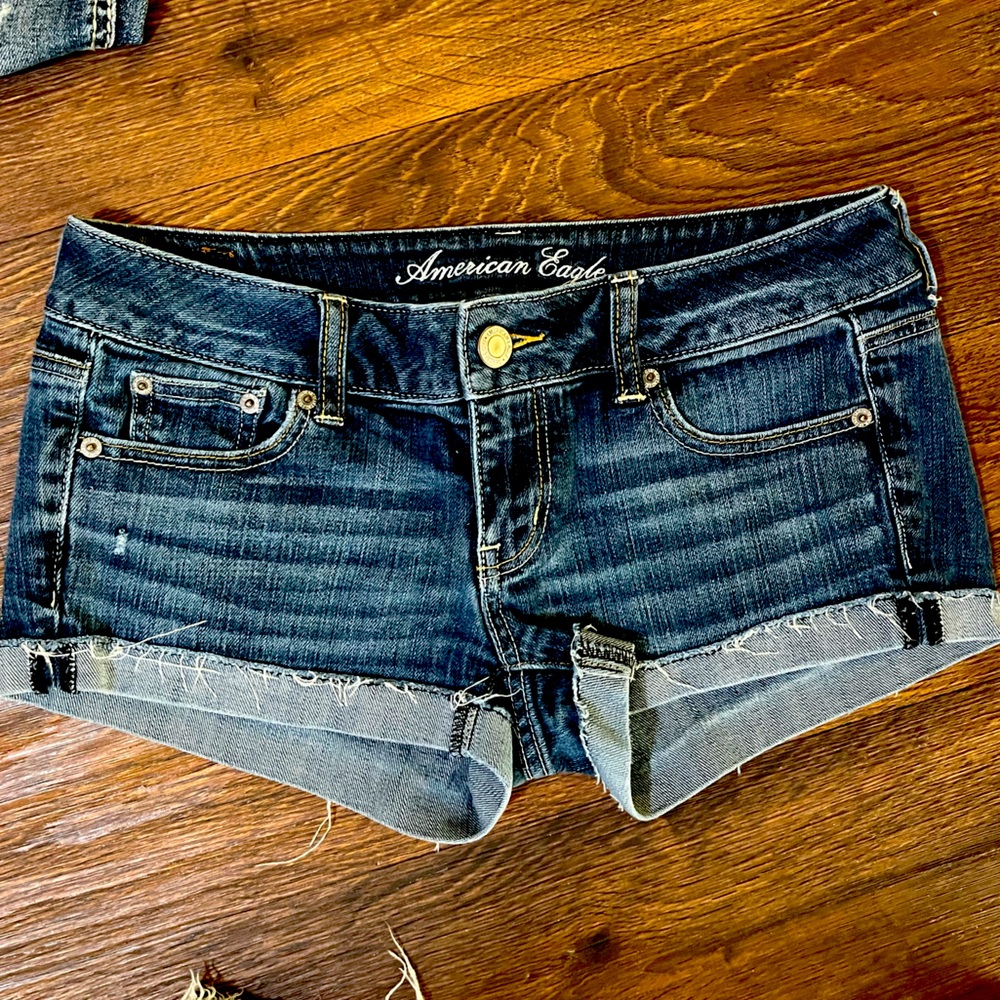 Size 29 American Eagle jean shorts.